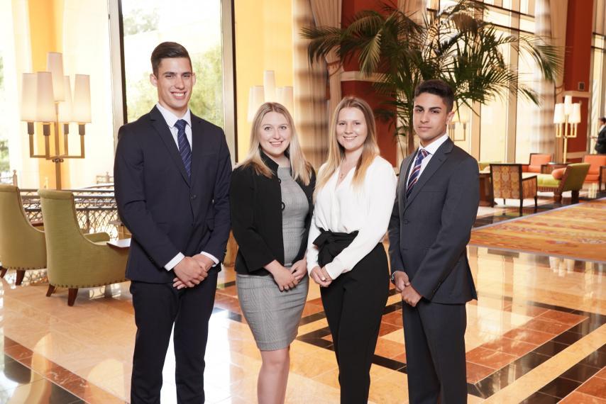 Lang real estate students hit podium in Las Vegas case competition